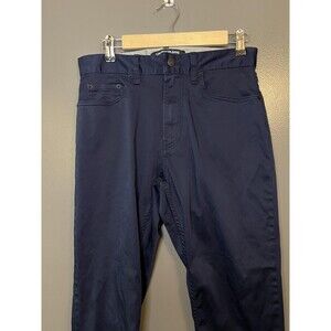 Calvin Klein Jeans Pants Mens 30x32 Navy Blue Straight Fit Stretch Cotton Casual